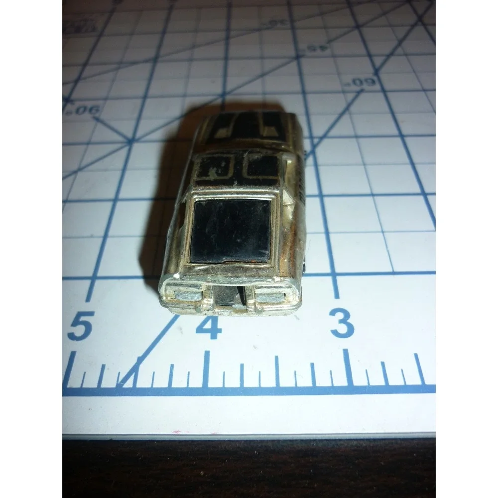 Vintage 1981 Kidco Magnum P.I.‎ Datsun 280ZX Diecast Silver Chrome 1/64 Car